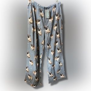 COMFIES Lounge Pajama Pants Pug Size L